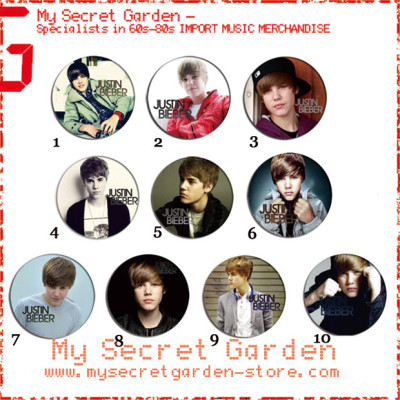 Justin Bieber - Portrait Pinback Button Badge Set 2a or 2b( or Hair Ties / 4.4 cm Badge / Magnet / Keychain Set )